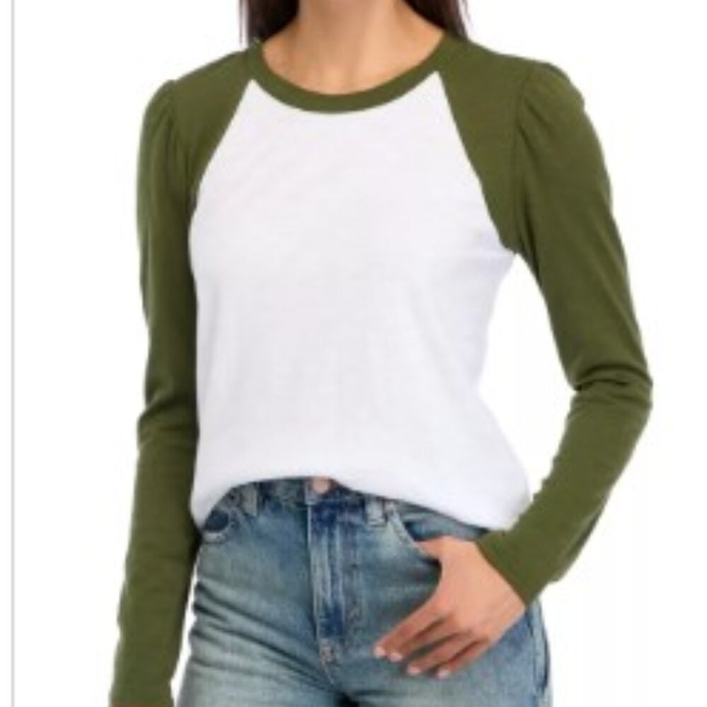 Oak & Trellis Women's Long Sleeve Baseball T-Shirt